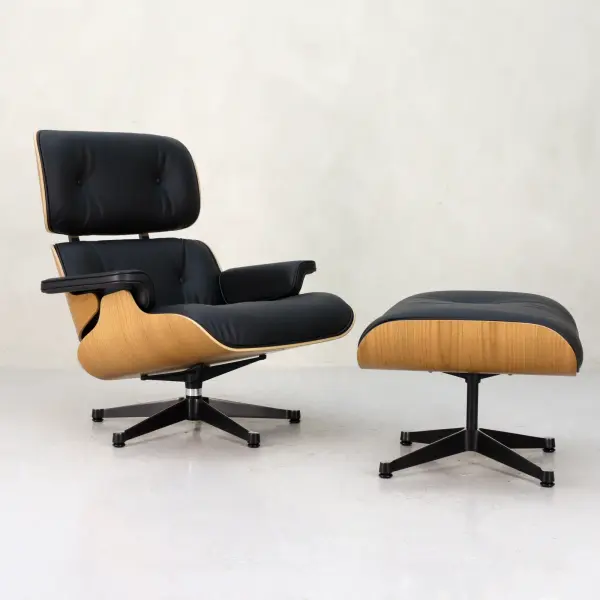 Fåtölj Lounge Chair Ottoman Vitra 