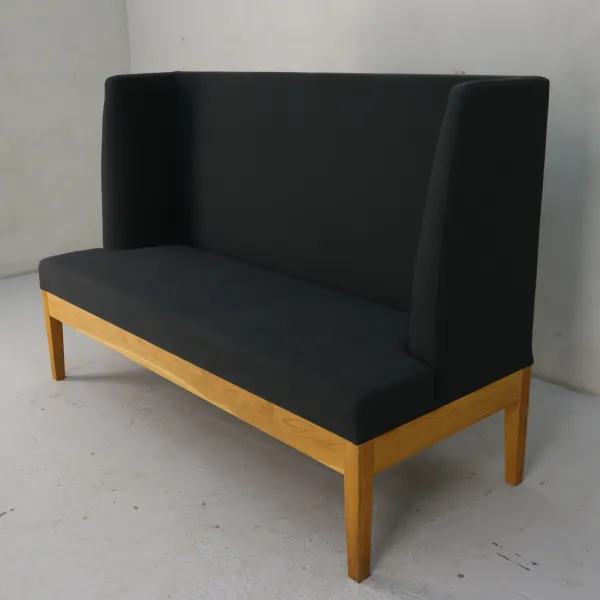 Soffa 2-sits  Svart