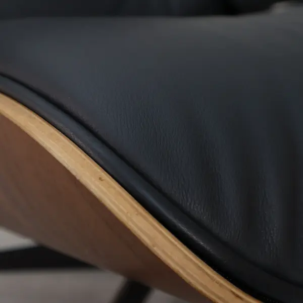 Fåtölj Lounge Chair Ottoman Vitra 