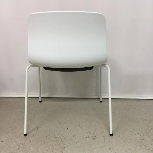 Stol About a Chair Hay Röd, Vitt