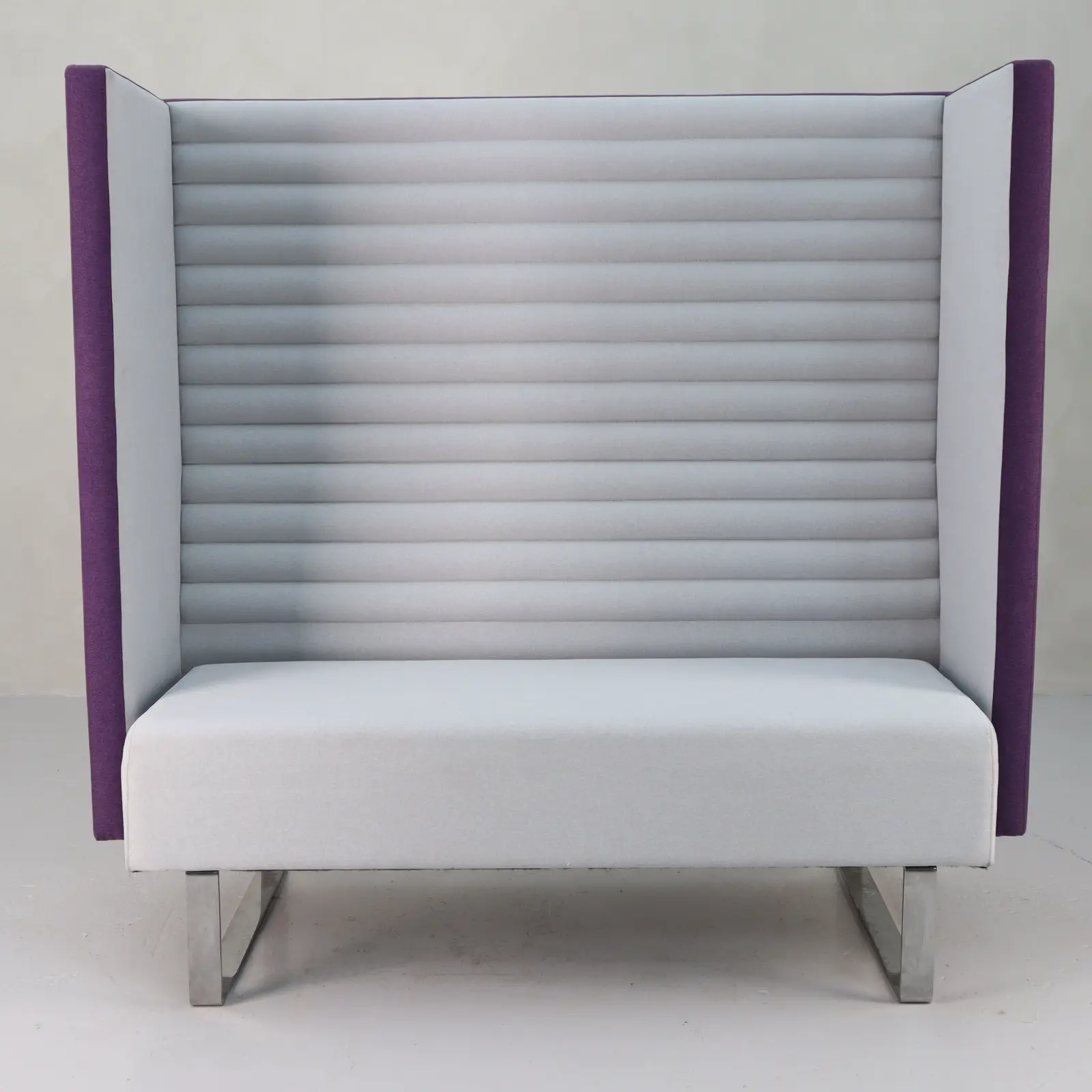 Soffa Box High 2-sits  Purple, Gray