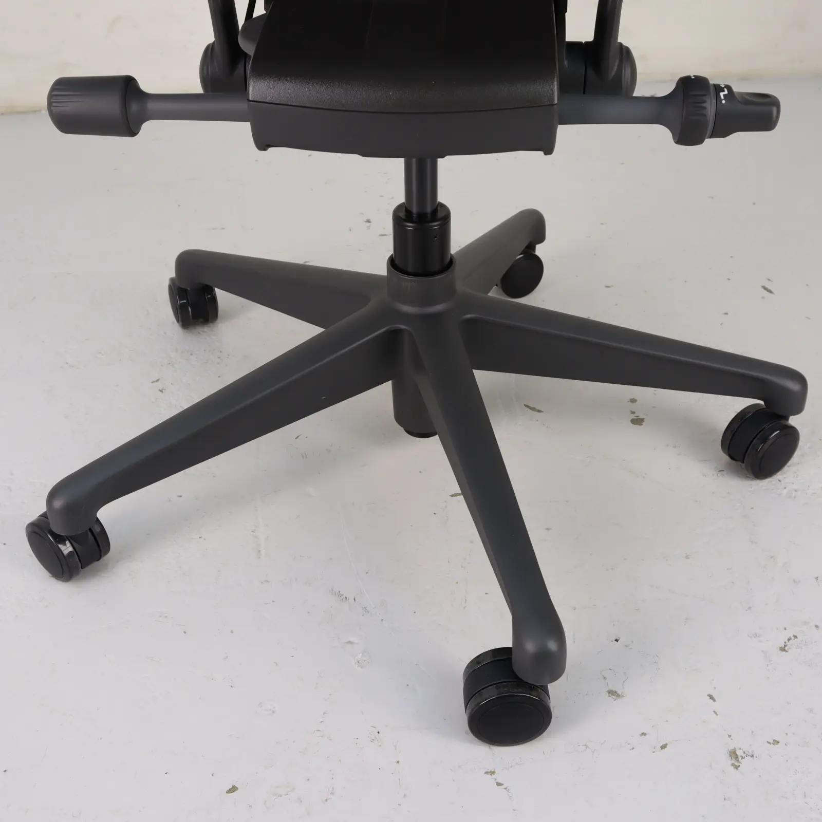 Kontorsstol Aeron Medium Herman Miller Svart, Grå