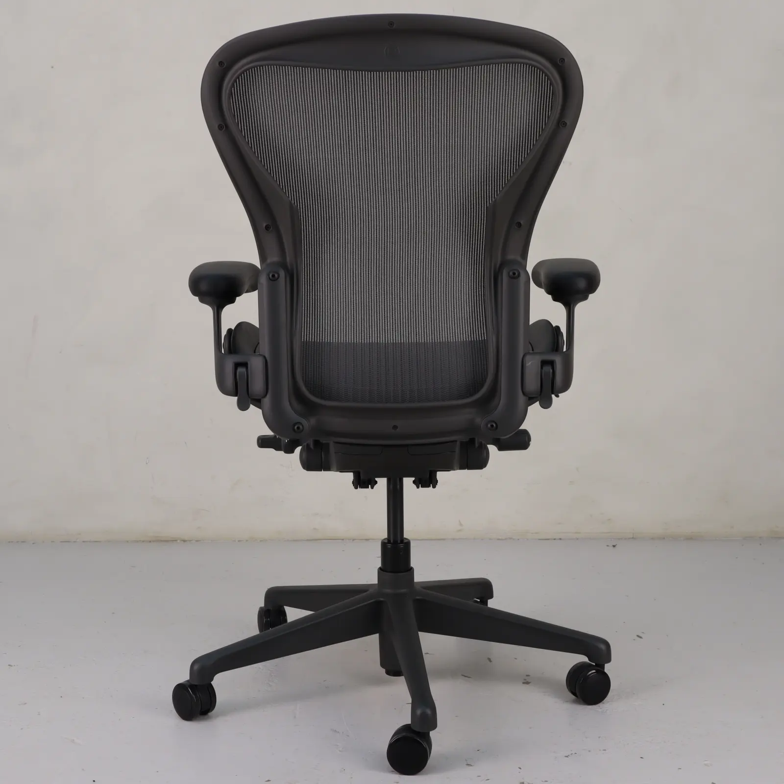 Kontorsstol Aeron Medium Herman Miller Svart, Grå