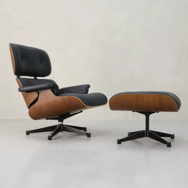 Fåtölj Lounge Chair Ottoman Vitra 