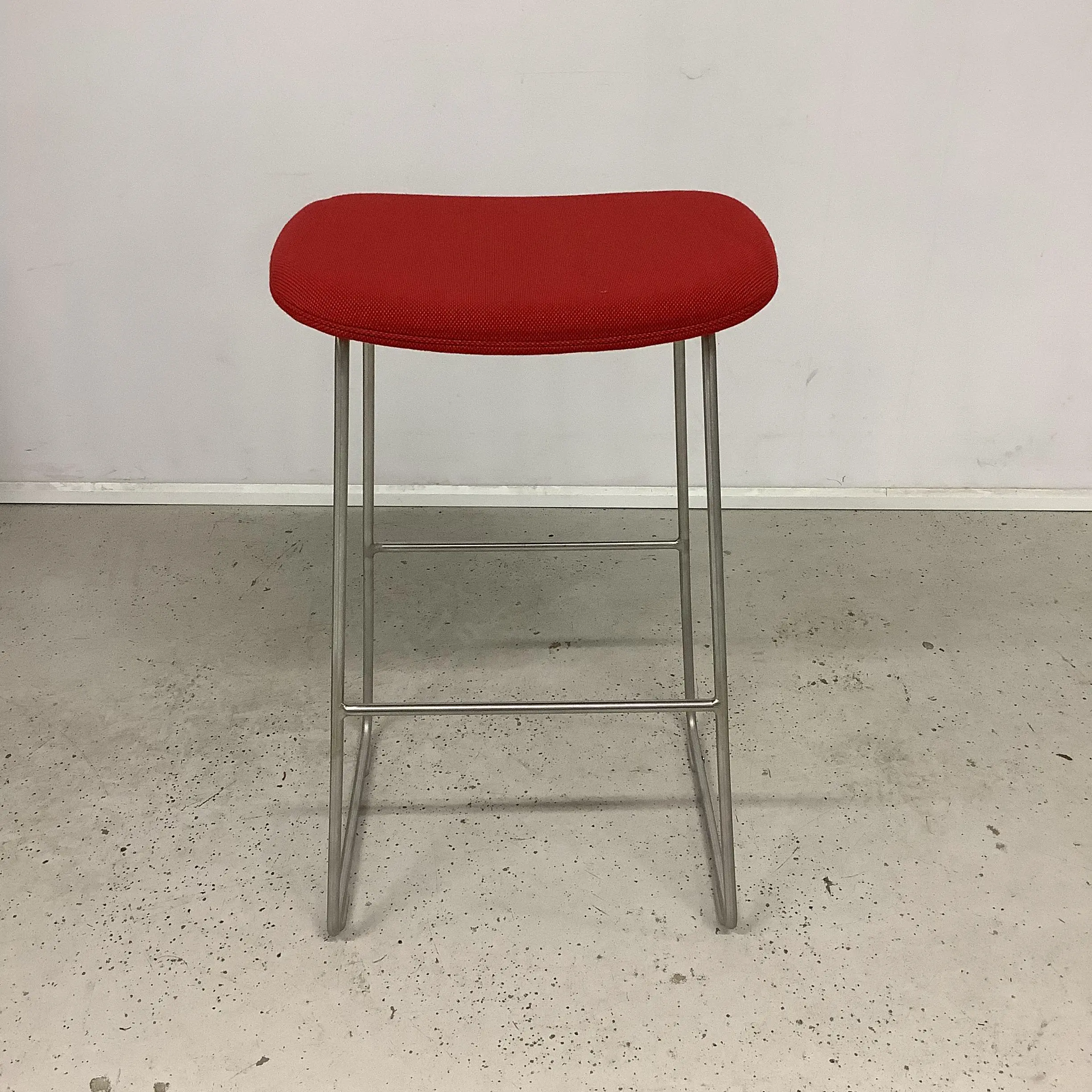 Barstol Morrison Stool Cappellini Röd