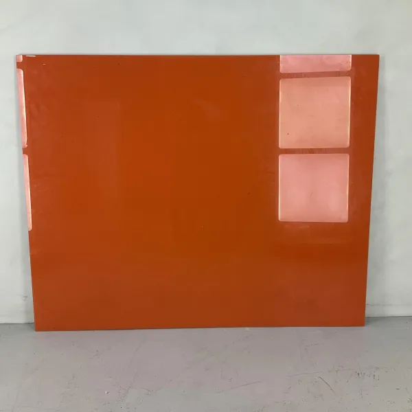 Whiteboard glas, ej magnetisk  Orange