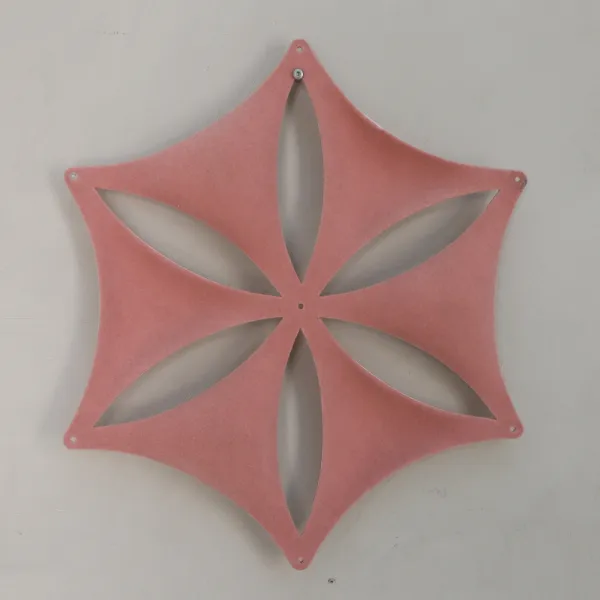Ljudabsorbent Airflake Abstracta Rosa