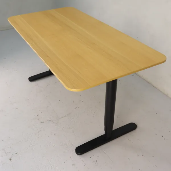Höj- och sänkbart skrivbord Bekant, Hs bord Ikea Black