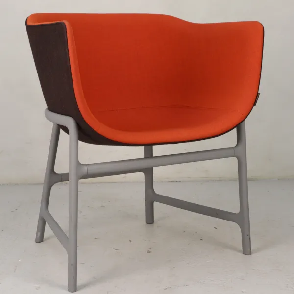 Fåtölj Minuscule chair  Röd, Grå, Orange