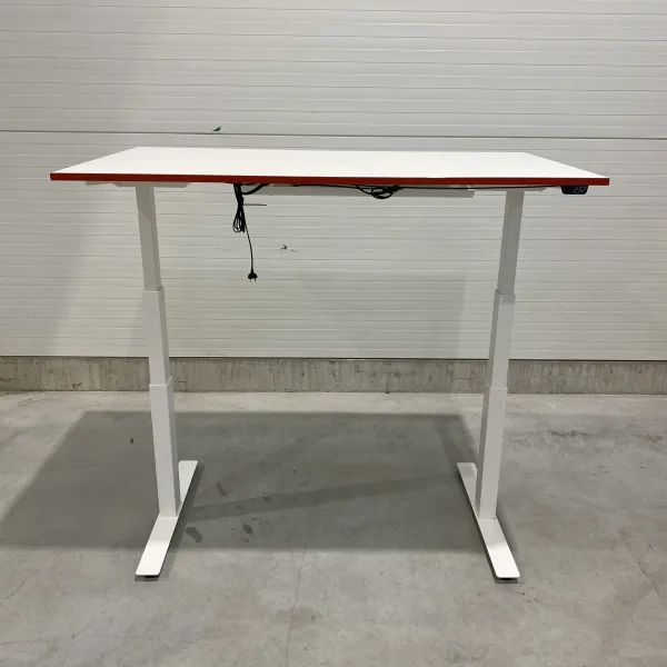 Höj- och sänkbart skrivbord, Hs bord RolErgo Red, White
