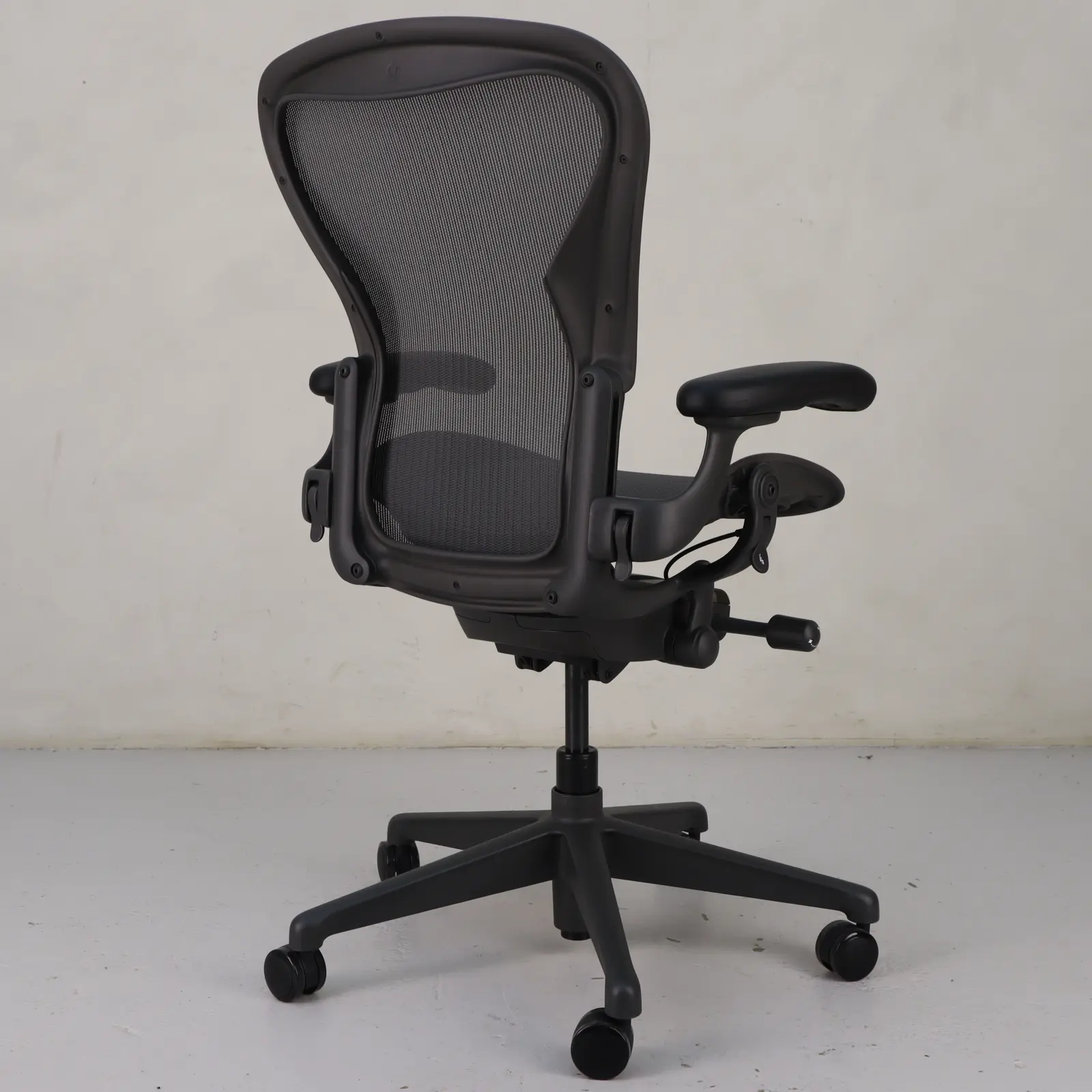 Kontorsstol Aeron Medium Herman Miller Svart, Grå