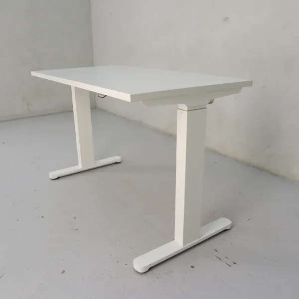Höj- och sänkbart skrivbord, Hs bord  White