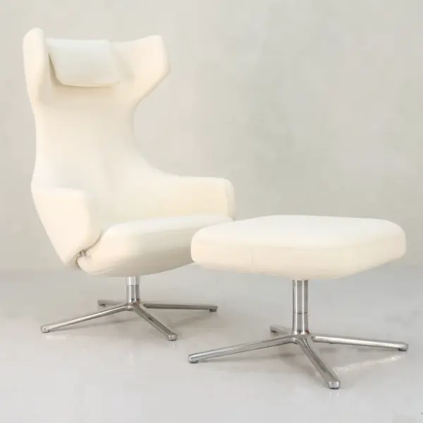 Fåtölj Grand Repos Vitra Vitt