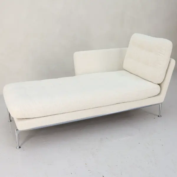 Dagbädd Suita Chaise Longue Classic Vitra Vitt