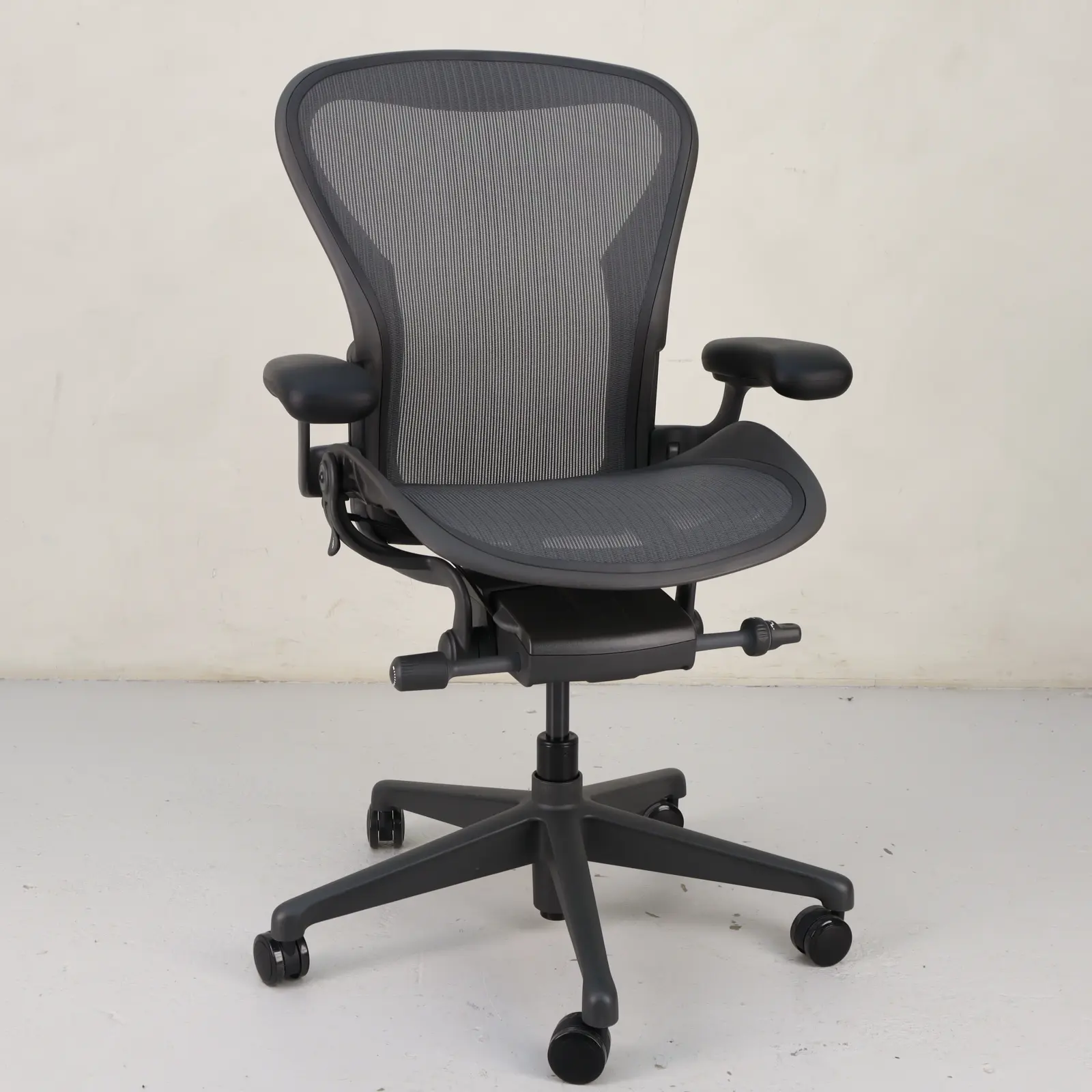 Kontorsstol Aeron Medium Herman Miller Svart, Grå