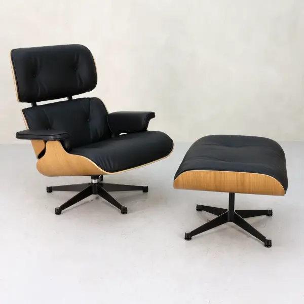 Fåtölj Lounge Chair Ottoman Vitra 