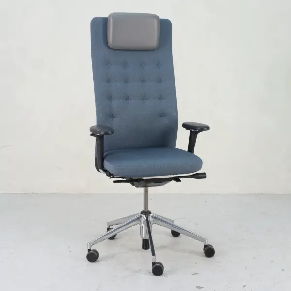 Kontorsstol ID Trim Vitra Blue, Gray