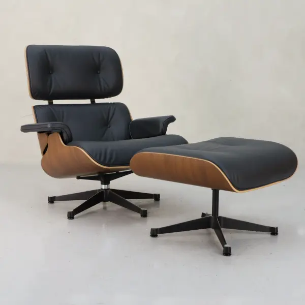 Fåtölj Lounge Chair Ottoman Vitra 