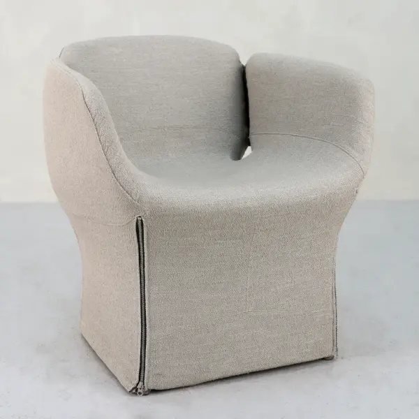 Fåtölj Bloomy Moroso White, Brown