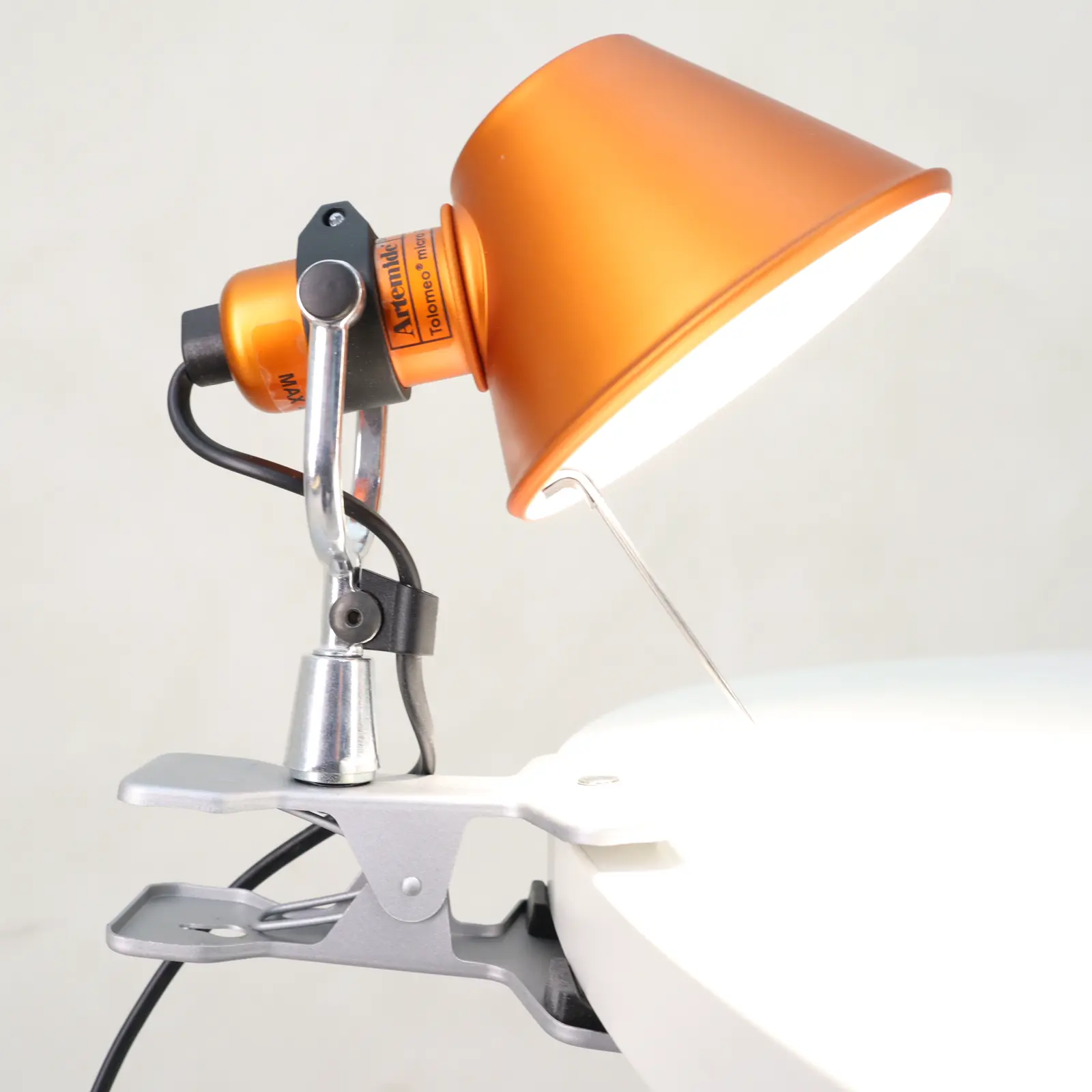 Tolomeo Micro Pinza Artemide Orange