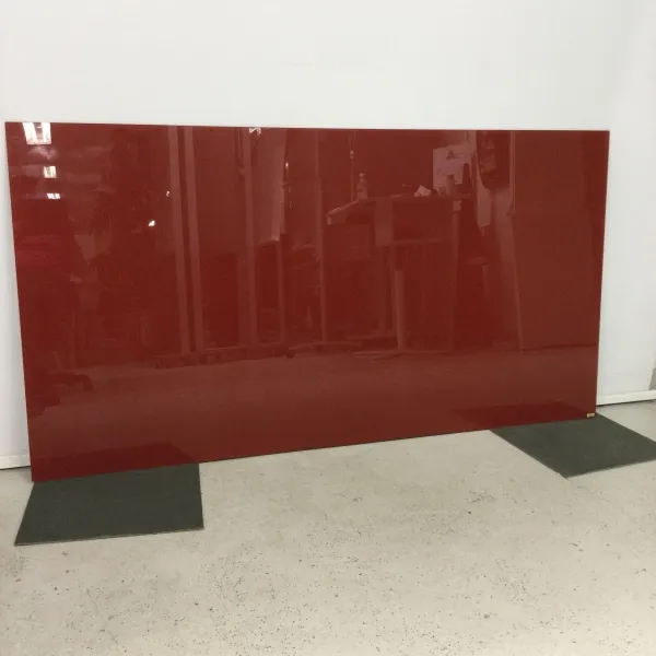 Whiteboard, glas Lintex Röd