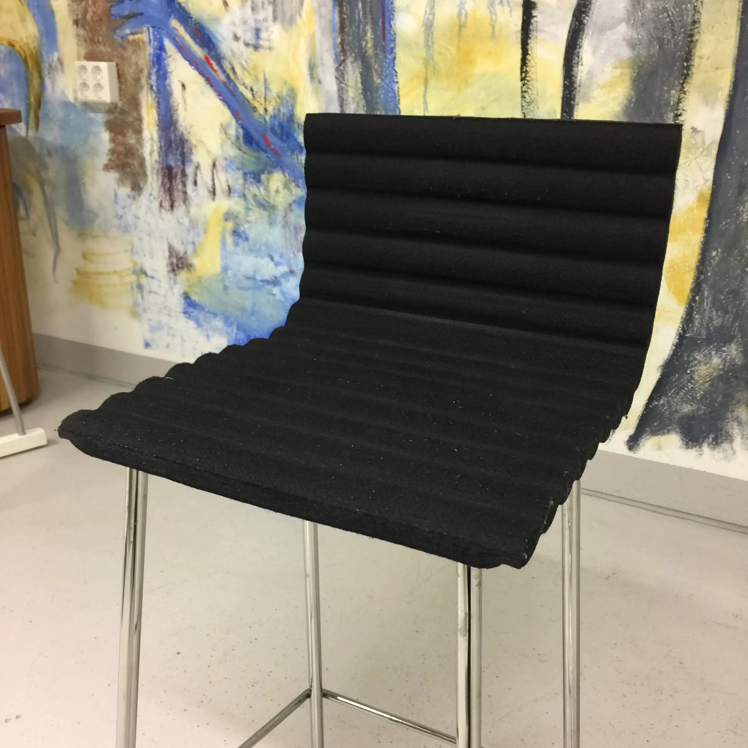 Barstol Rib  Johanson Design Svart