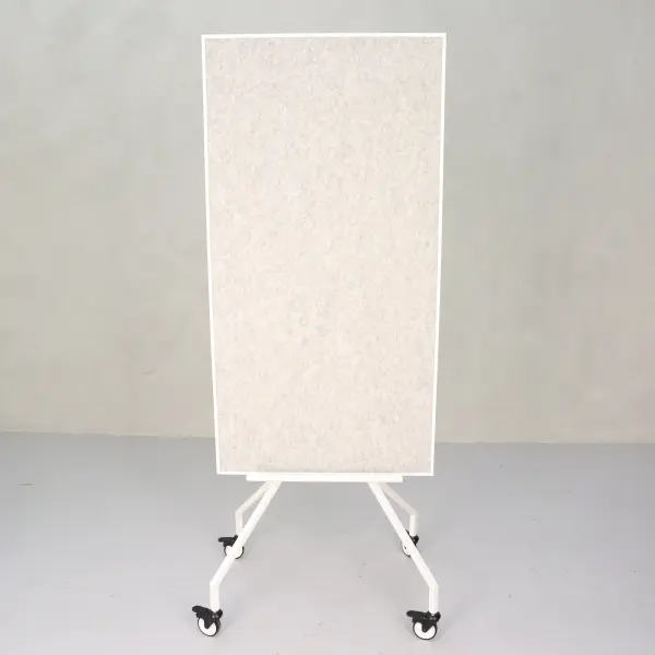 Whiteboard / anslagstavla på hjul magnetisk  White, Gray