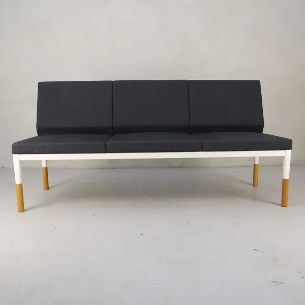 Soffa Reform låg rygg 3-sits  Johanson Design Grå