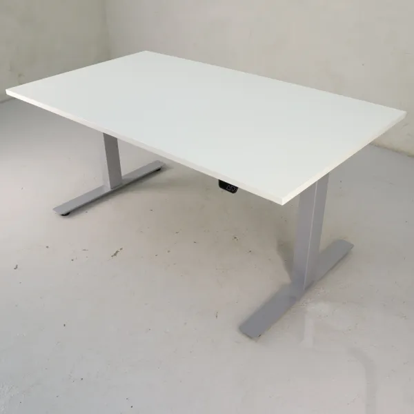 Höj- och sänkbart skrivbord, Hs bord RolErgo Vitt, Grå