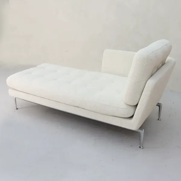 Dagbädd Suita Chaise Longue Classic Vitra Vitt